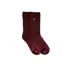 Acai Merino Wool Hiking Socks Womens in Cabernet