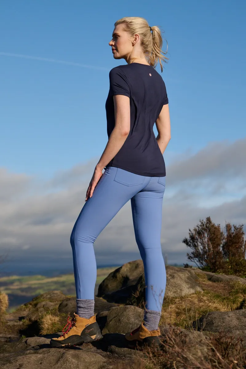 Acai On The Go Tee Womens in Deep Navy-3
