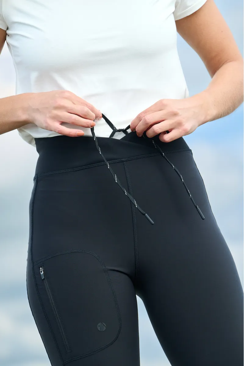 Acai Softshell Leggings Womens in Black-5