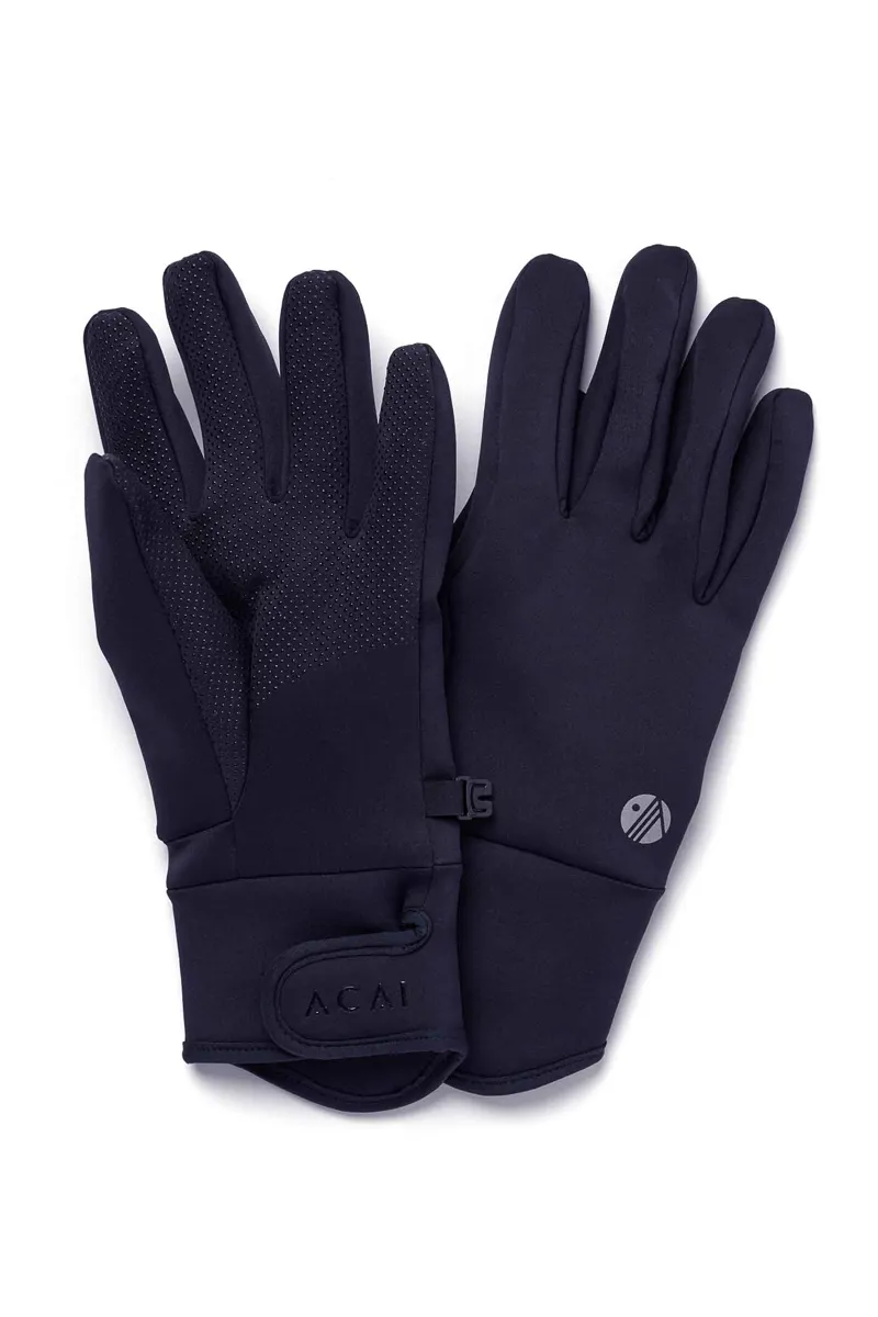 Acai Thermal Altitude Gloves Womens in Deep Navy
