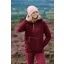 Acai Windproof Gale Fleece Womens in Cabernet