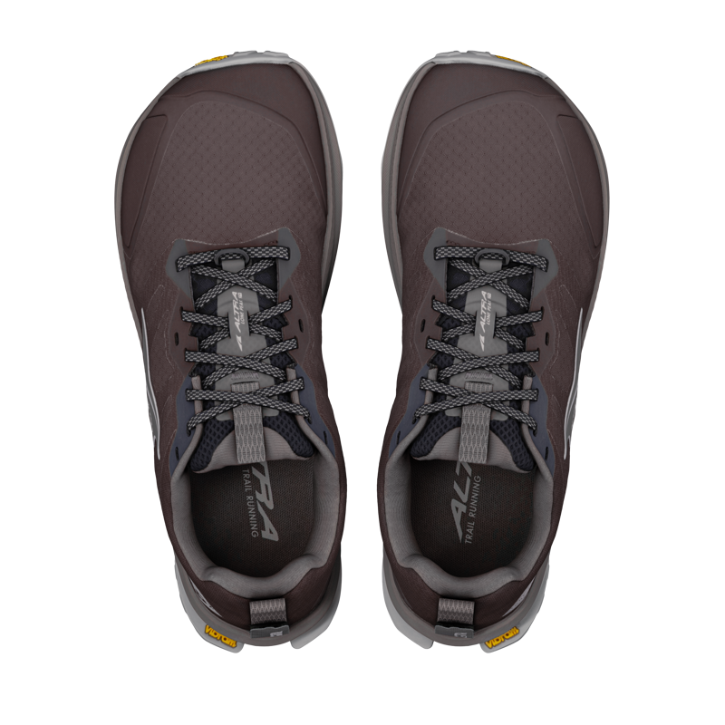 Altra Lone Peak 9+ Trail Running Shoes Mens in Chocolate Torte/Silver-5