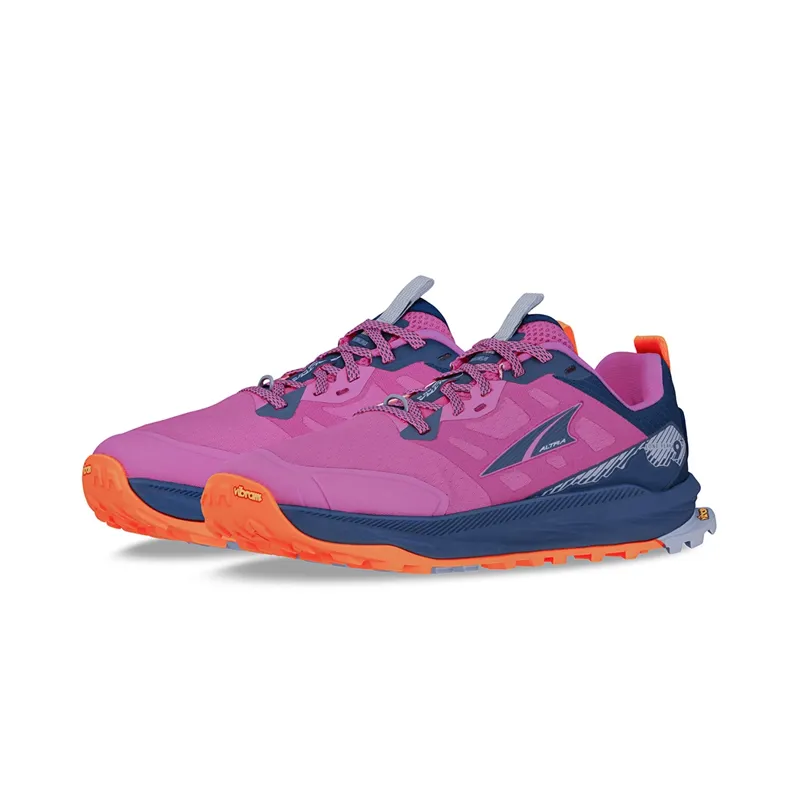 Altra Lone Peak 9+ Trail Running Shoes Womens in Purple Orange-3
