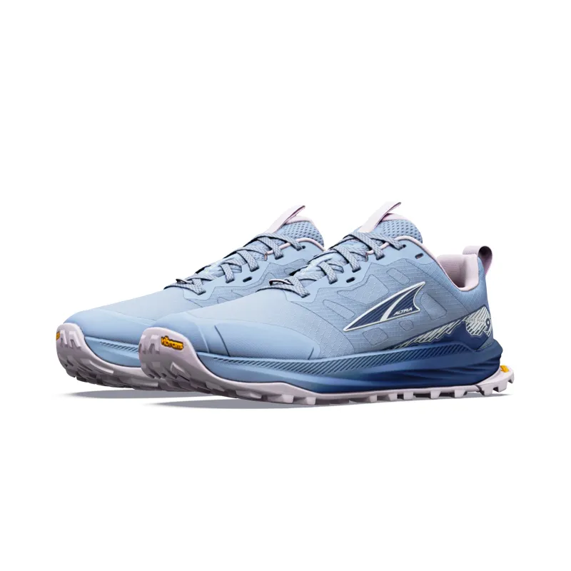 Altra Lone Peak 9+ Trail Running Shoe Womens in Rain Washed/Oceana-4