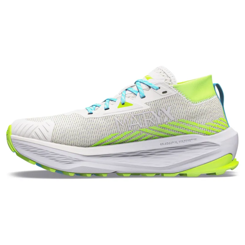 Altra Olympus 275 HiLo Trail Shoes Womens in Vaporous Grey/Bluefish-3