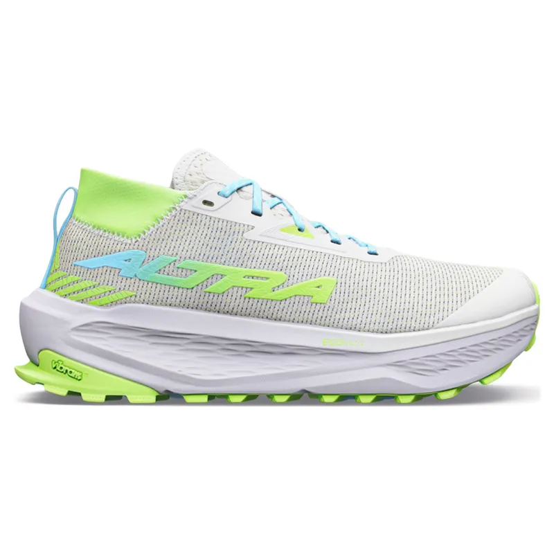 Altra Olympus 275 HiLo Trail Shoes Womens in Vaporous Grey/Bluefish