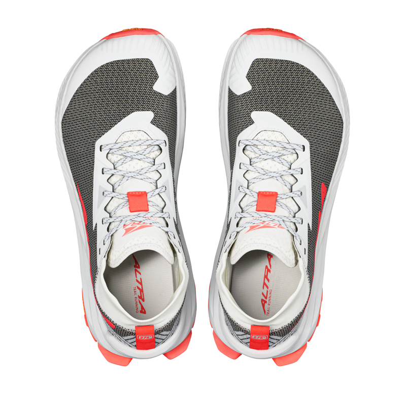 Altra Olympus 275 Trail Running Shoes Mens in White/Coral-5