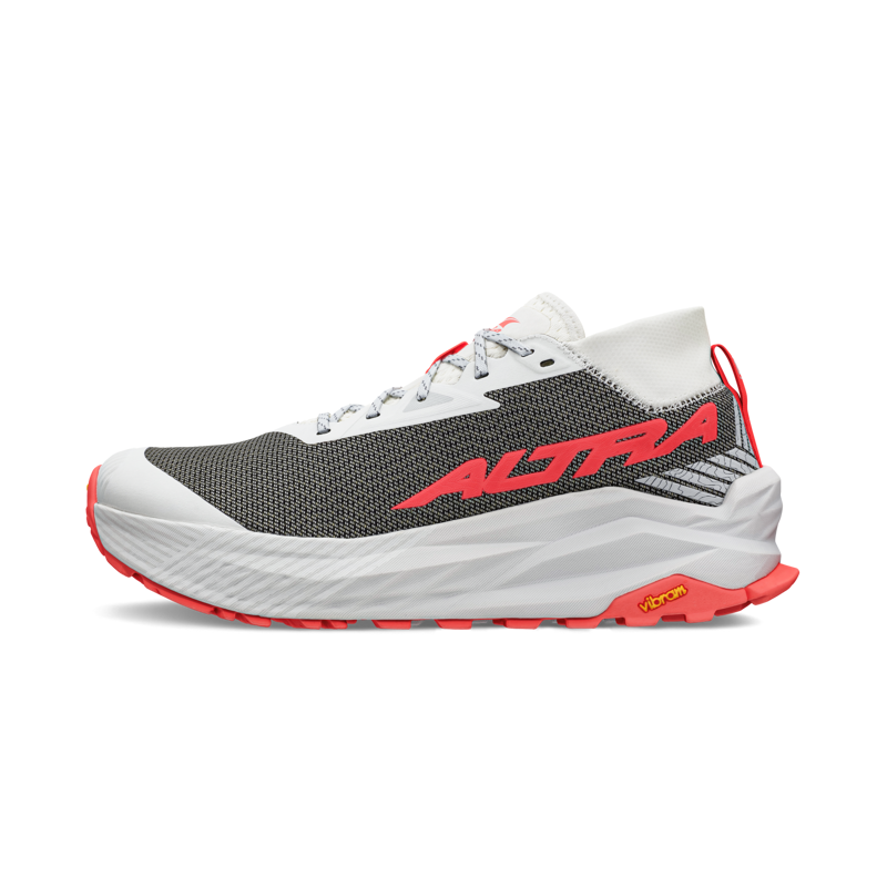 Altra Olympus 275 Trail Running Shoes Mens in White/Coral-4