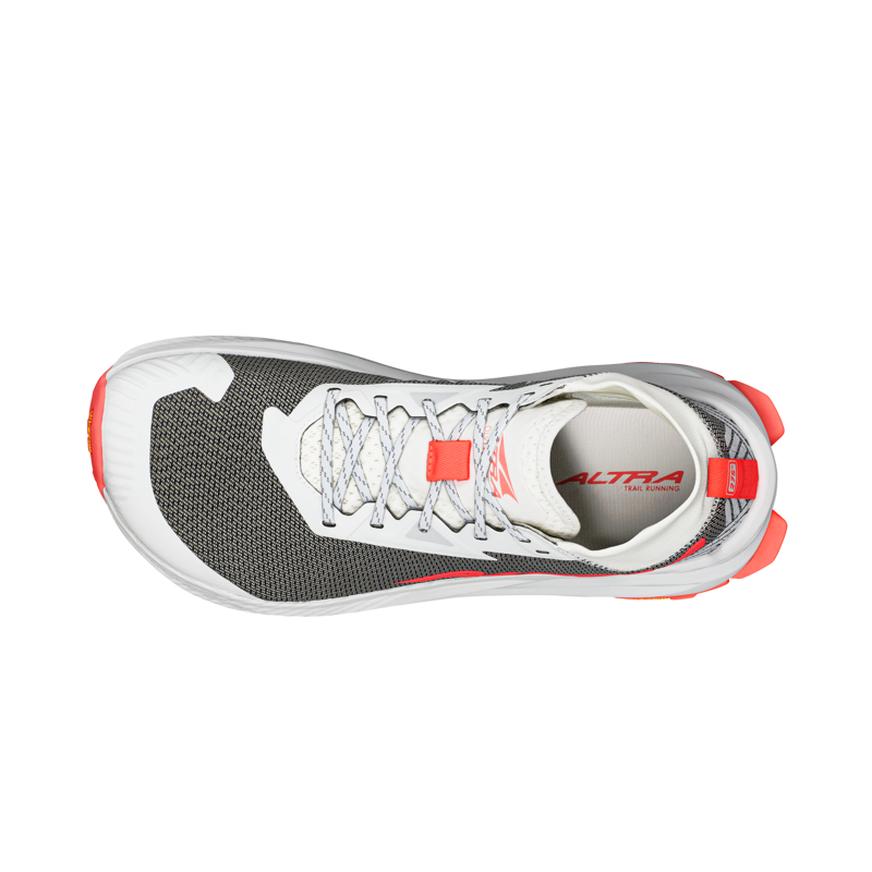 Altra Olympus 275 Trail Running Shoes Mens in White/Coral-3