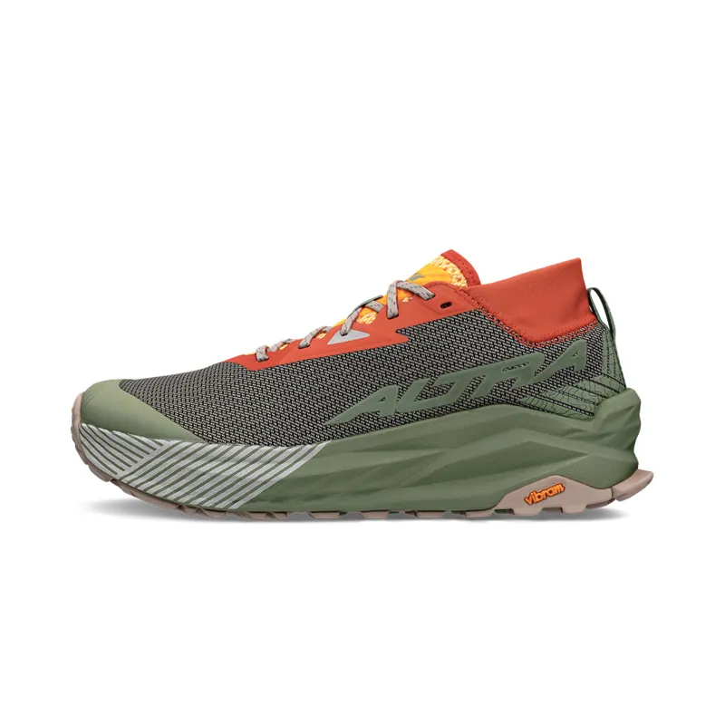 Altra Olympus 275 Trail Running Shoes Mens in Gray/Orange-4