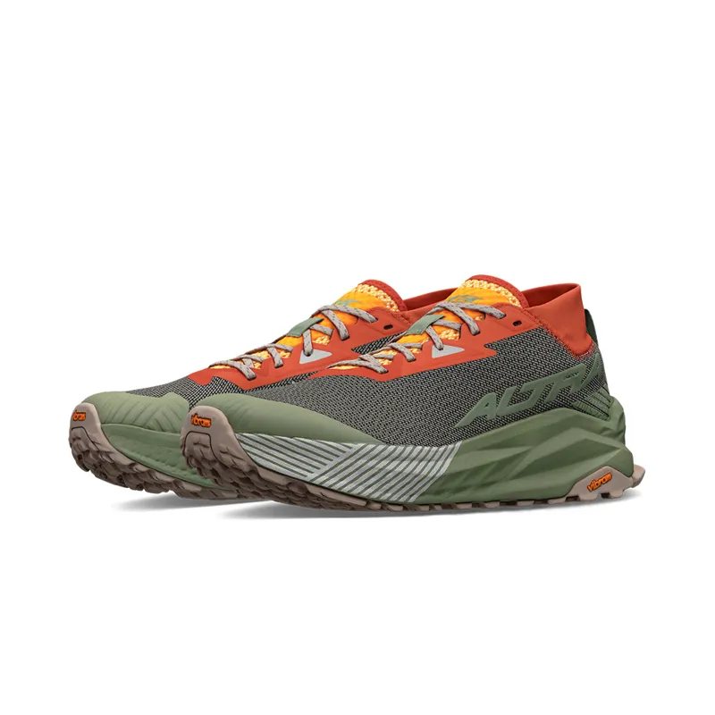 Altra Olympus 275 Trail Running Shoes Mens in Gray/Orange-2
