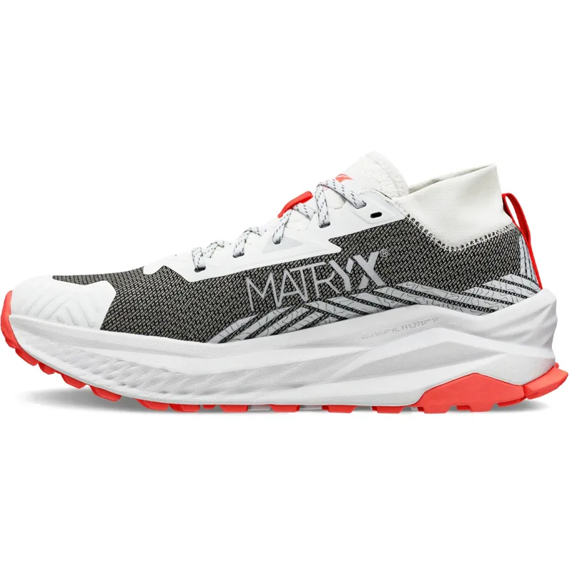 Altra Olympus 275 Women's Trail Running Shoes in White/Coral-2