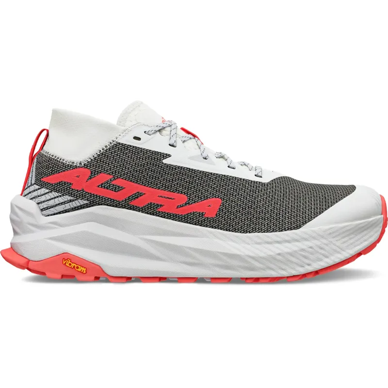 Altra Olympus 275 Women's Trail Running Shoes in White/Coral