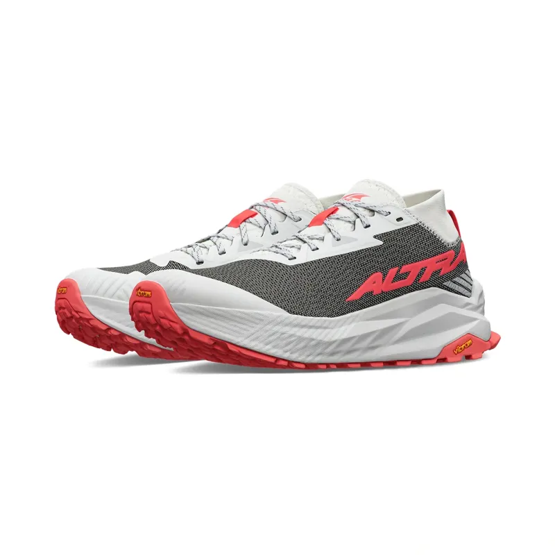 Altra Olympus 275 Women's Trail Running Shoes in White/Coral-3