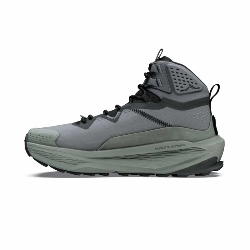 Altra Olympus 7 Mid Gore-Tex Womens in Castlerock/Black/Agave Green-3