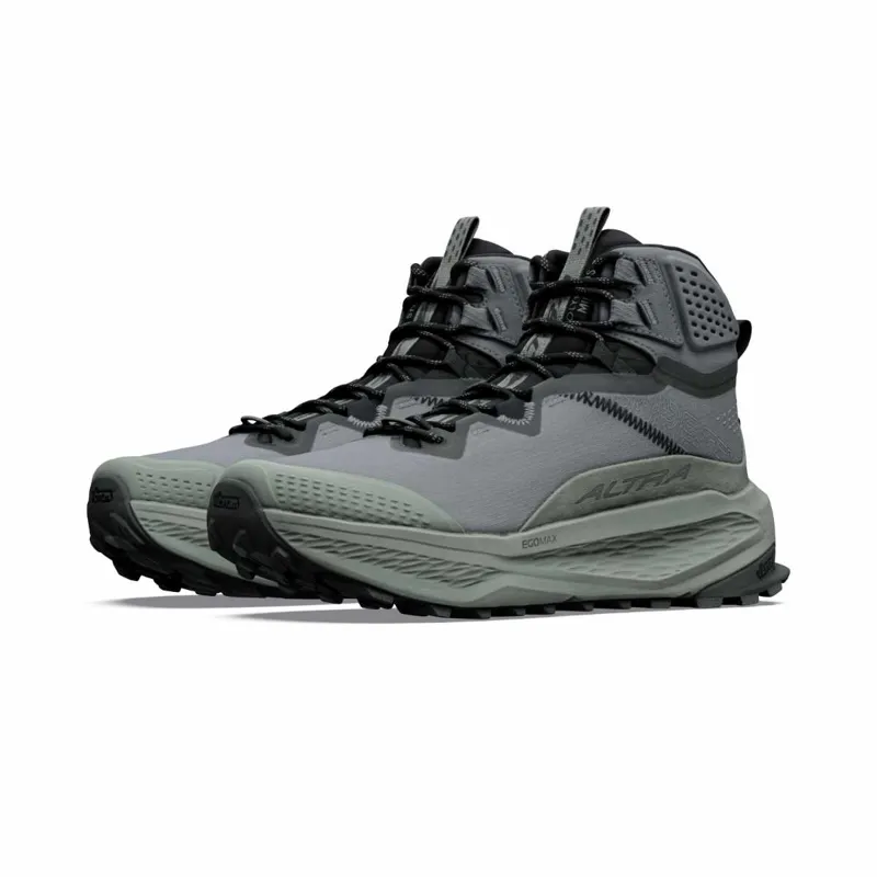 Altra Olympus 7 Mid Gore-Tex Womens in Castlerock/Black/Agave Green-4