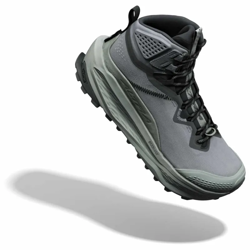 Altra Olympus 7 Mid Gore-Tex Womens in Castlerock/Black/Agave Green-2
