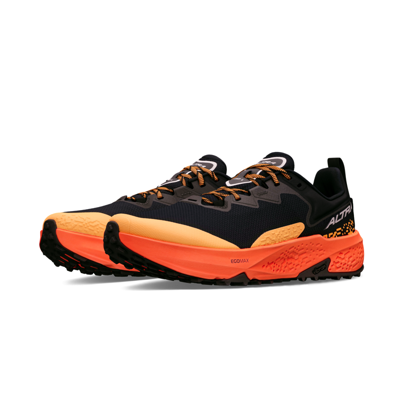 Altra Timp 6 Trail Running and Hiking Shoe Mens in Black/Orange-2