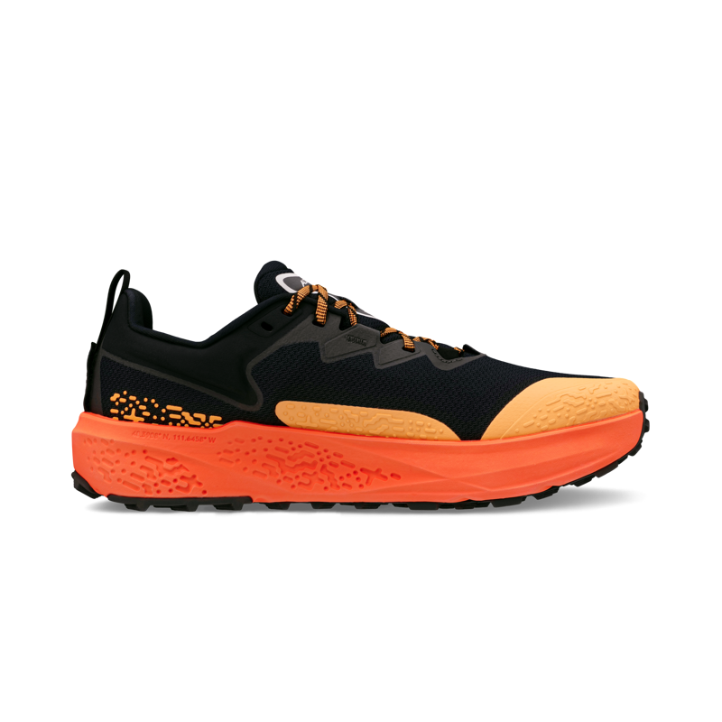 Altra Timp 6 Trail Running and Hiking Shoe Mens in Black/Orange-3