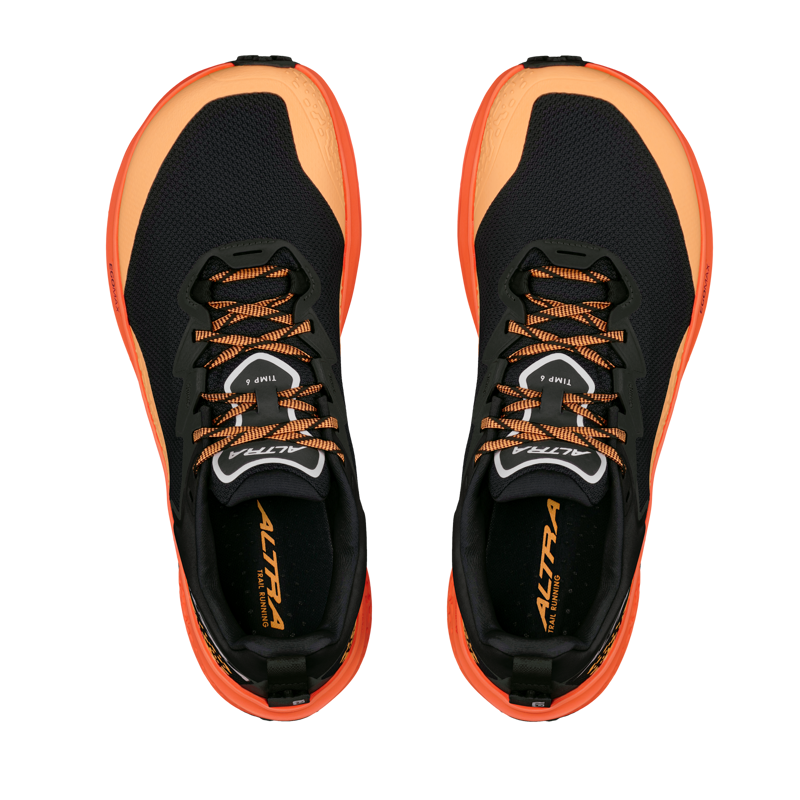 Altra Timp 6 Trail Running and Hiking Shoe Mens in Black/Orange-5