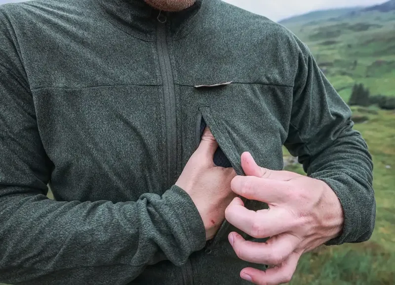 Paramo Bentu Fleece Jacket Men's in Moss-4