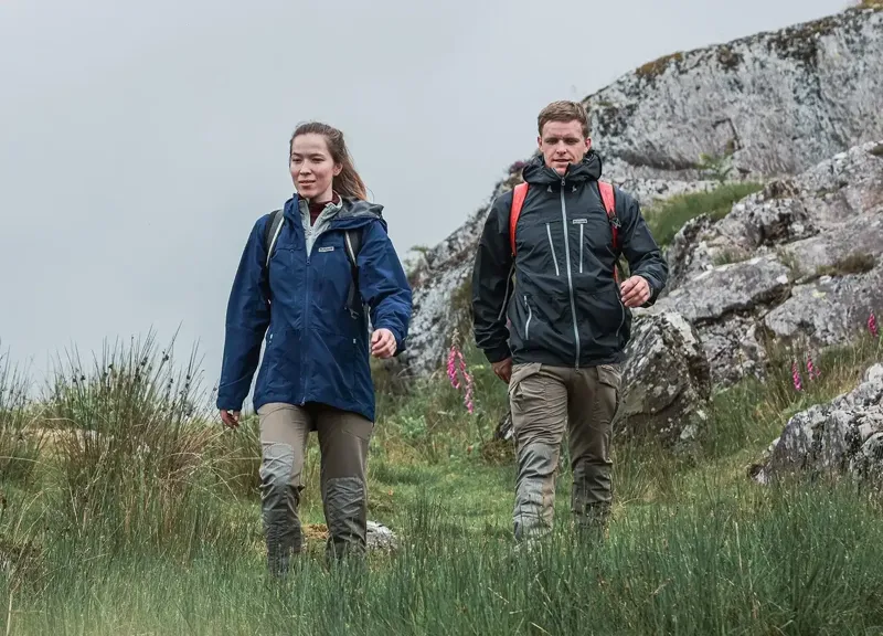 Paramo Bentu Windproof Jacket Men's in Dark Grey/Cumin Zips-5