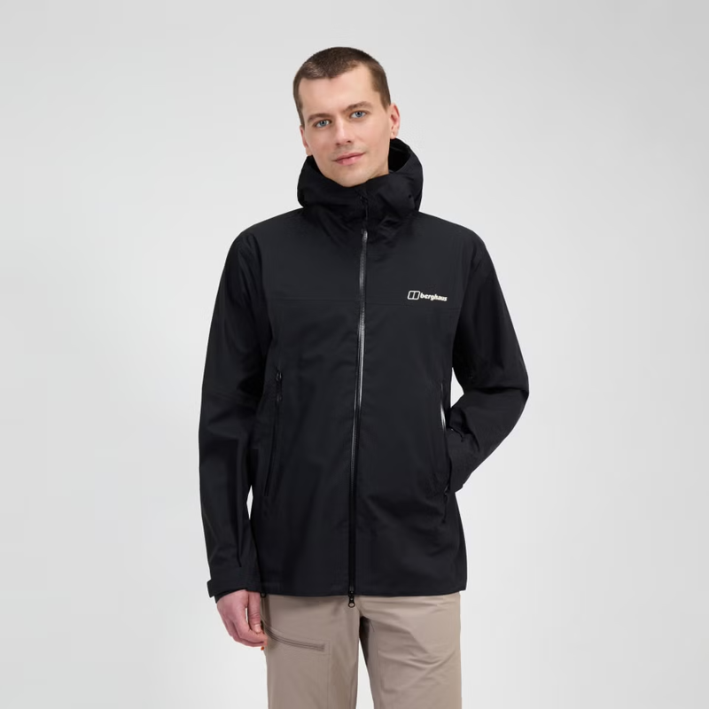Berghaus Summit Seeker GTX Waterproof Jacket Mens in Black/Black-2