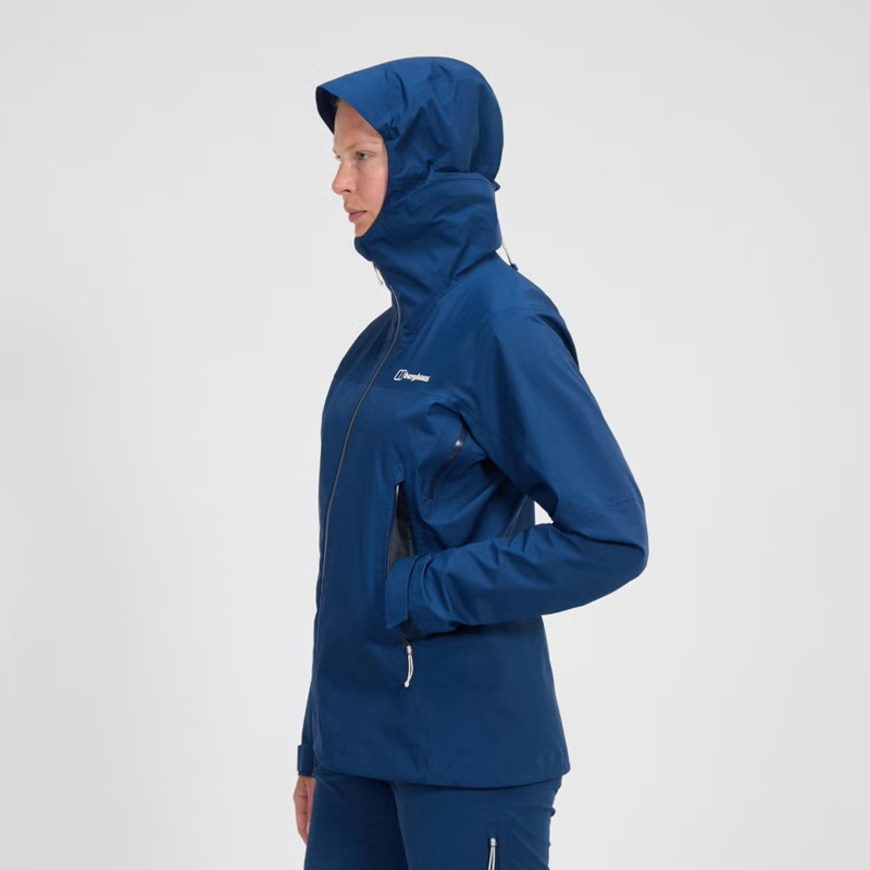 Berghaus Summit Seeker GTX Waterproof Jacket Womens in Hale Navy-10