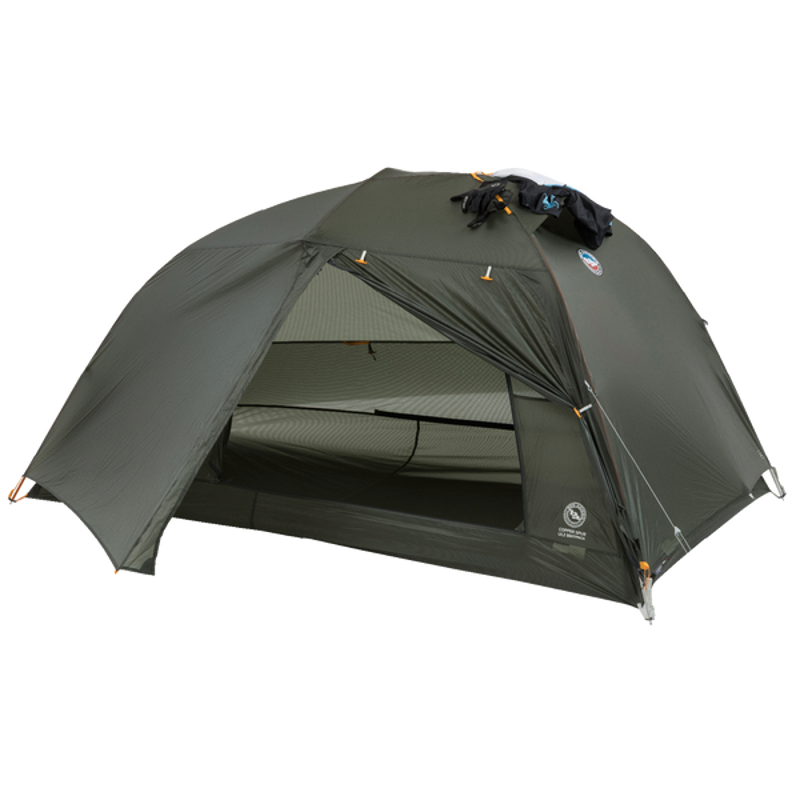 Big Agnes Copper Spur UL2 Bikepack Tent in Lichen Green-3