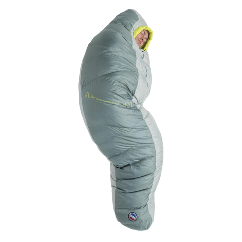 Big Agnes Sidewinder 20F Sleeping Bag Regular in Chinois Green-4