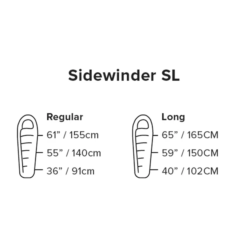 Big Agnes Sidewinder 20F Sleeping Bag Regular in Chinois Green-7