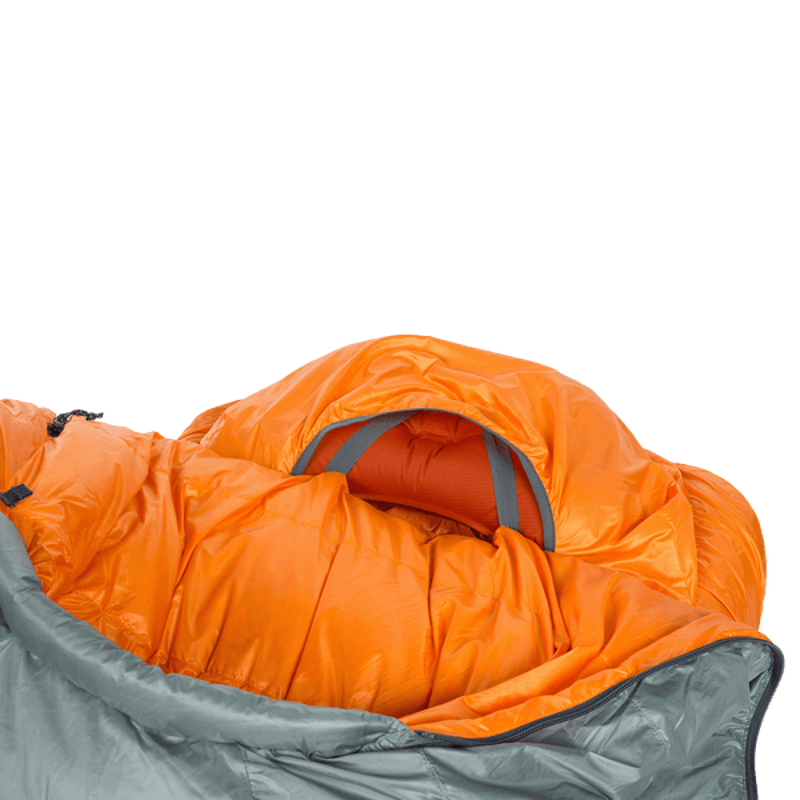 Big Agnes Torchlight EXP 20F Sleeping Bag Long Left in Tangelo-7