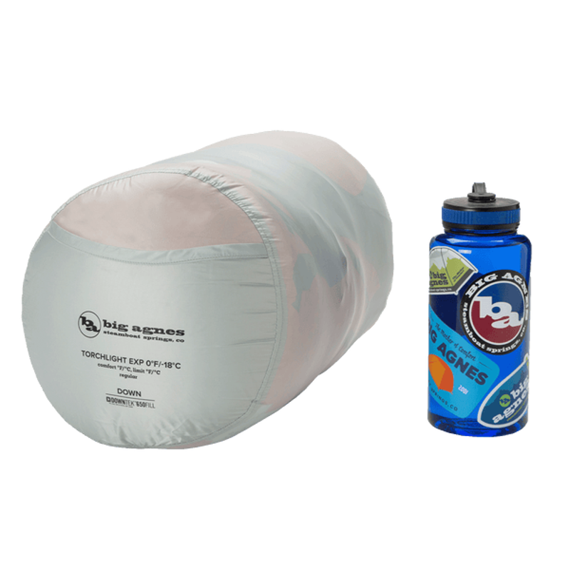 Big Agnes Torchlight EXP 30F Sleeping Bag Regular Left in Tangelo-9