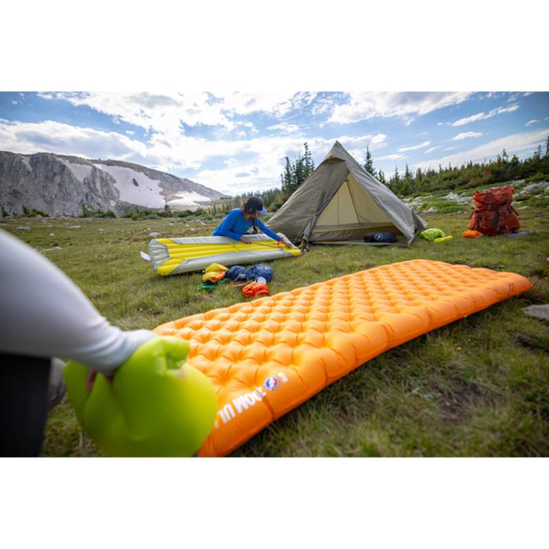 Big Agnes Zoom UL Insulated Sleeping Pad 25x78 Long Wide in Amber-3