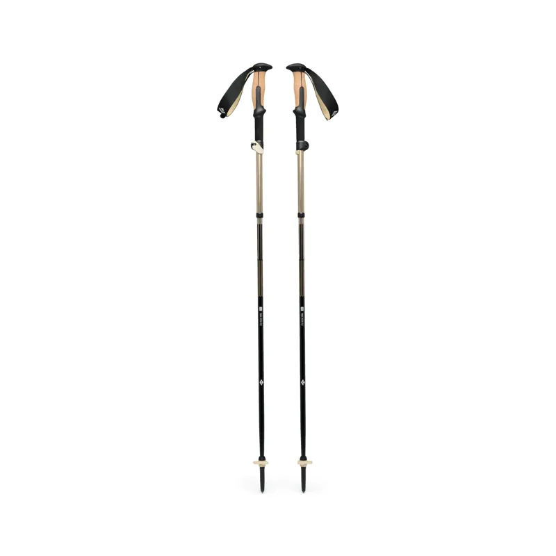 Black Diamond Trail Vista FLZ Trekking Poles in White Oak-1