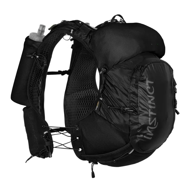 Instinct Eklipse 12L Hydration Vest with 2 x 600ml Bottles in Black-1