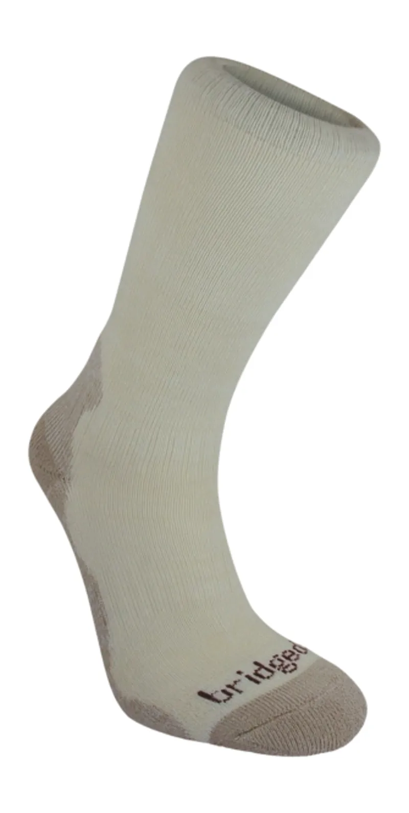 Bridgedale Bamboo Crew Socks Womens in Natural/Stone