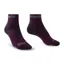 Bridgedale Hike Midweight Merino Performance Ankle Socks Womens in Dark Purple