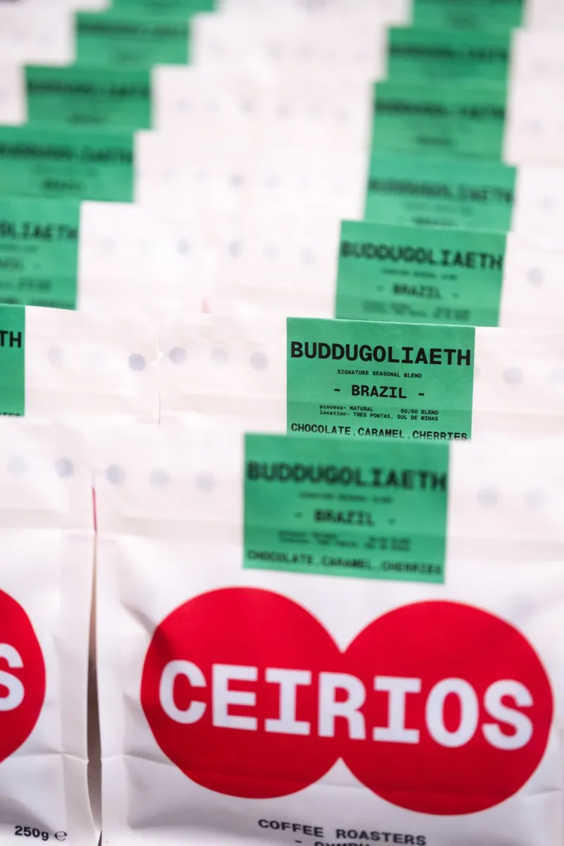 Ceirios Buddugoliaeth Brazil Coffee Bag 250g-3