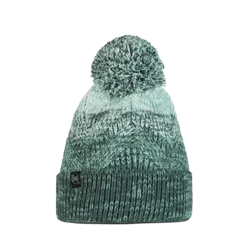 Buff Knitted and Fleece Beanie in Masha Silversage