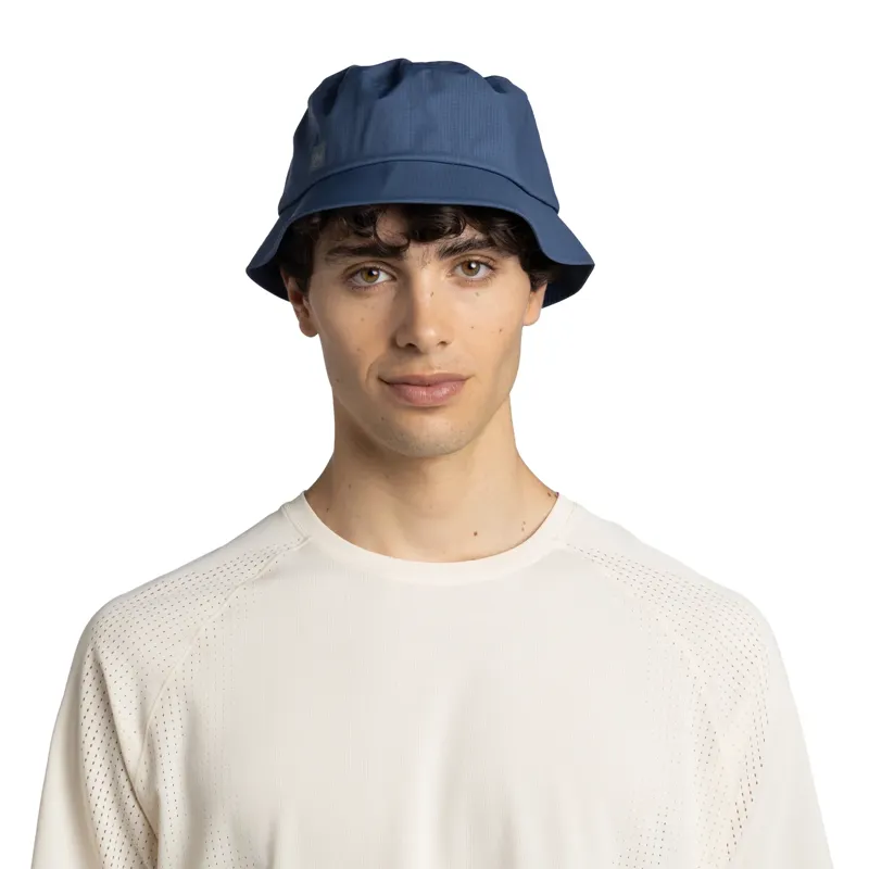 Buff Rain Bucket Hat in Solid Dark Denim-2