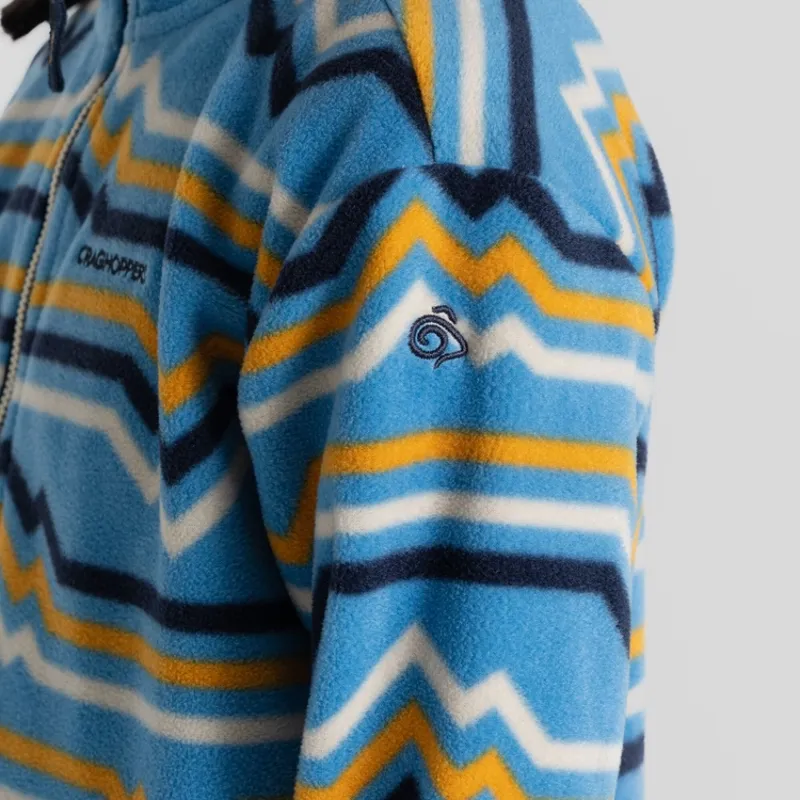 Craghoppers Bachas Half Zip Fleece Kids in Bright Sky Print-4