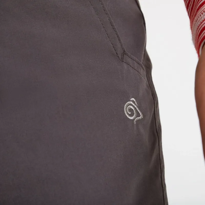 Craghoppers Kiwi Trousers II Kids in Black Pepper-4