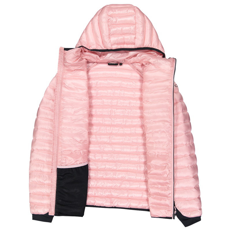 CMP Jacket Fix Hood with Sorona padding Womens in Pink-3