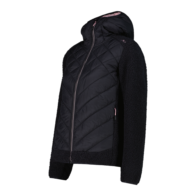 CMP Unlimitech Jacket Hybrid Fix Hood Womens in Antracite-2