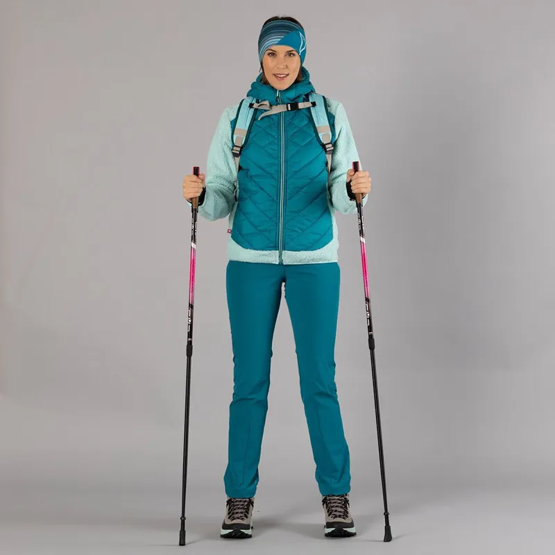 CMP Unlimitech Jacket Hybrid Fix Hood Womens in Antracite-7