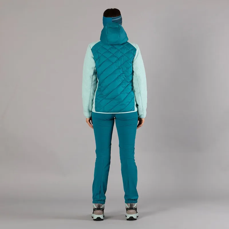 CMP Unlimitech Jacket Hybrid Fix Hood Womens in Antracite-8
