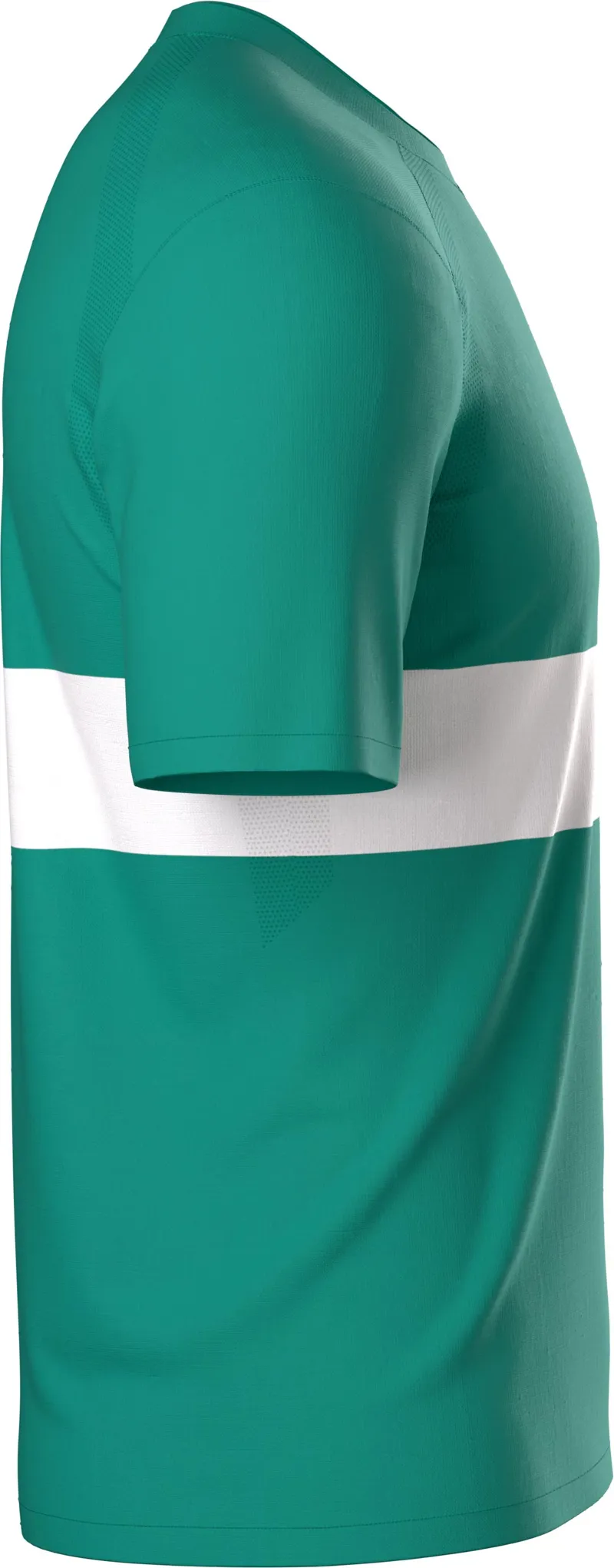 Compressport Performance Short Sleeve Tee Mens in Shady Glade/White-4