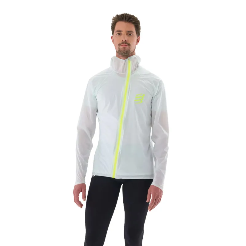 CompresSport Hurricane Waterproof 10/10 Jacket Mens in Ice Flow