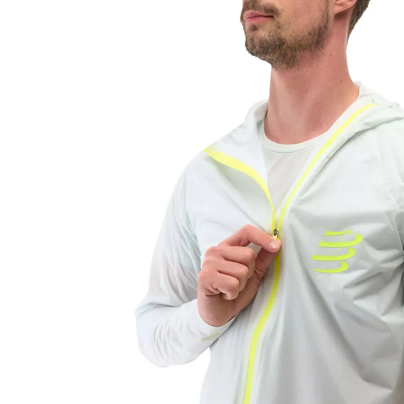 CompresSport Hurricane Waterproof 10/10 Jacket Mens in Ice Flow-2